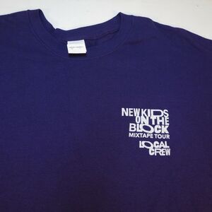 NEW KIDS ON THE BLOCK NKOTB LOCAL CREW MIXTAPE CONCERT TOUR T SHIRT Mens XL